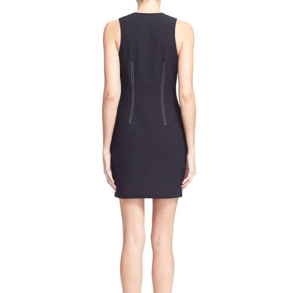 NWT T By Alexander Wang Sleeveless Tech Suiting Zip Front Dress - Picture 8 of 9